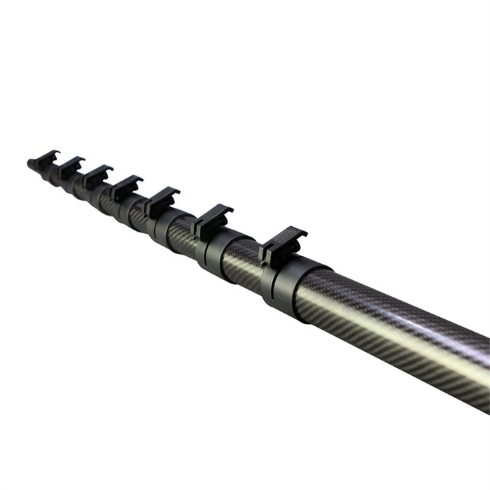 10-метров телескопичен прът от въглеродни влакна