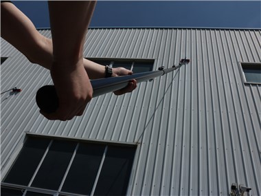 Poteau Télescopique Alimenté En Eau De 3 m à 20 m Pour Le Nettoyage Des Vitres